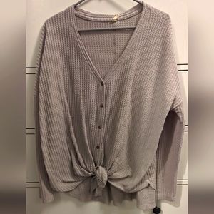 Wishlist waffle button down shirt size M/L